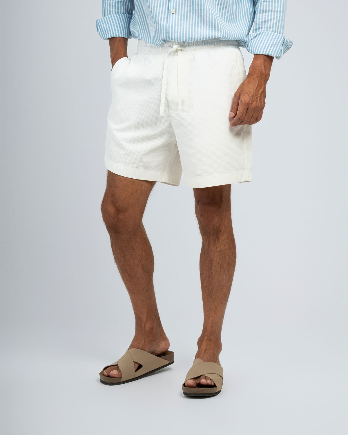 COTTON JOGGER SHORTS