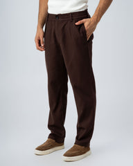 TEXTURED RELAXED FIT TROUSERS