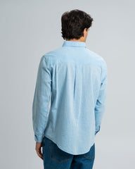 REGULAR FIT LINEN-COTTON SHIRT