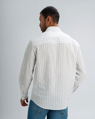 STRIPED FLOWING SHIRT