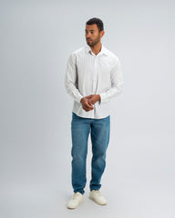 STRIPED FLOWING SHIRT
