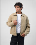 Zip-Up Shirt Collar Jacket