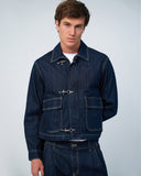 Denim Jacket with Front Pockets