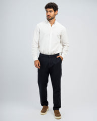 TEXTURED RELAXED FIT TROUSERS