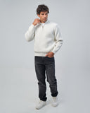 Quarter-Zip Knit Sweater