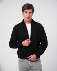 Full-Zip Knit Jacket