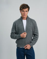 Full-Zip Knit Jacket