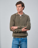 Classic Knit Polo Sweater