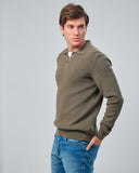 Classic Knit Polo Sweater