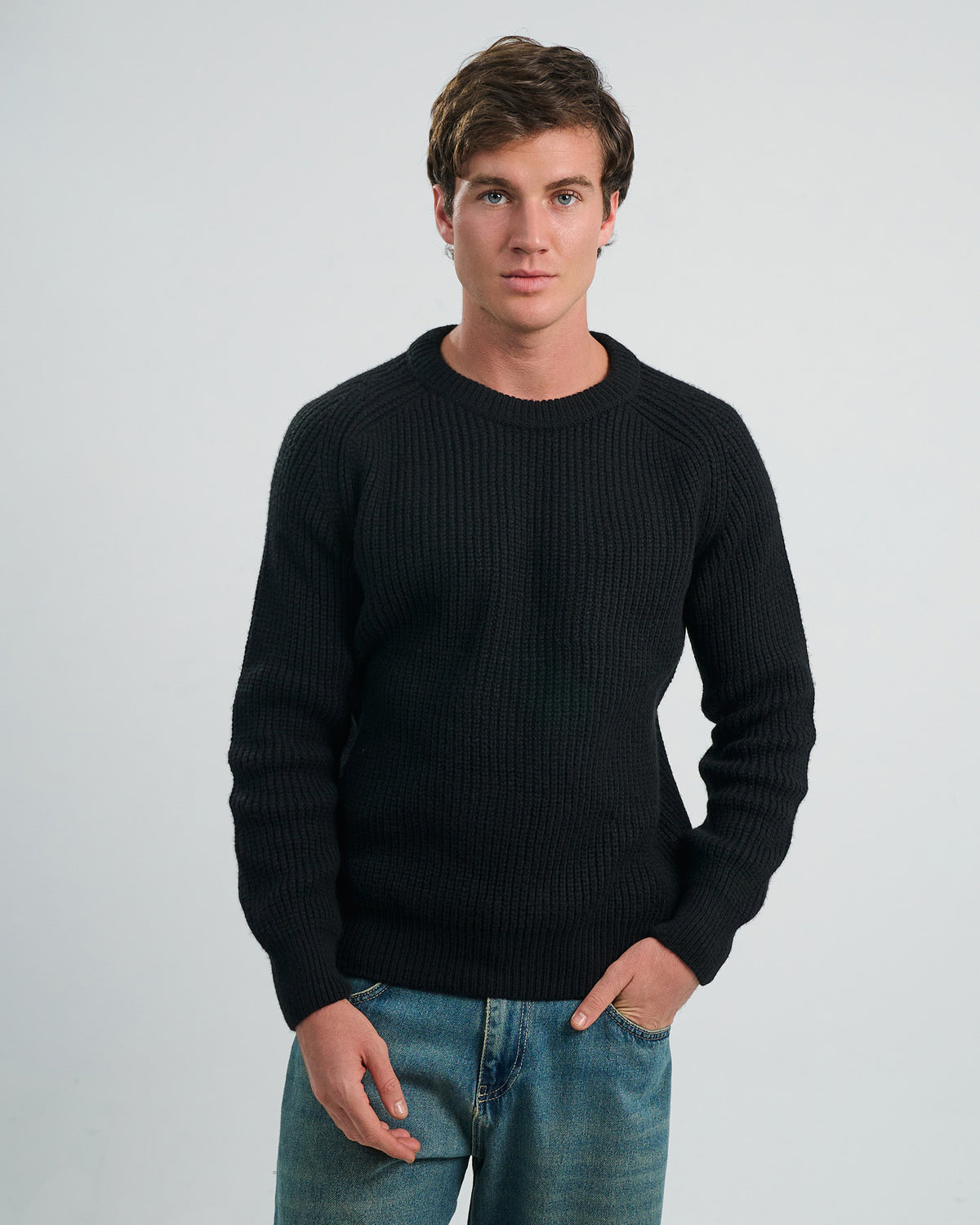 Crew Neck Knit Sweater