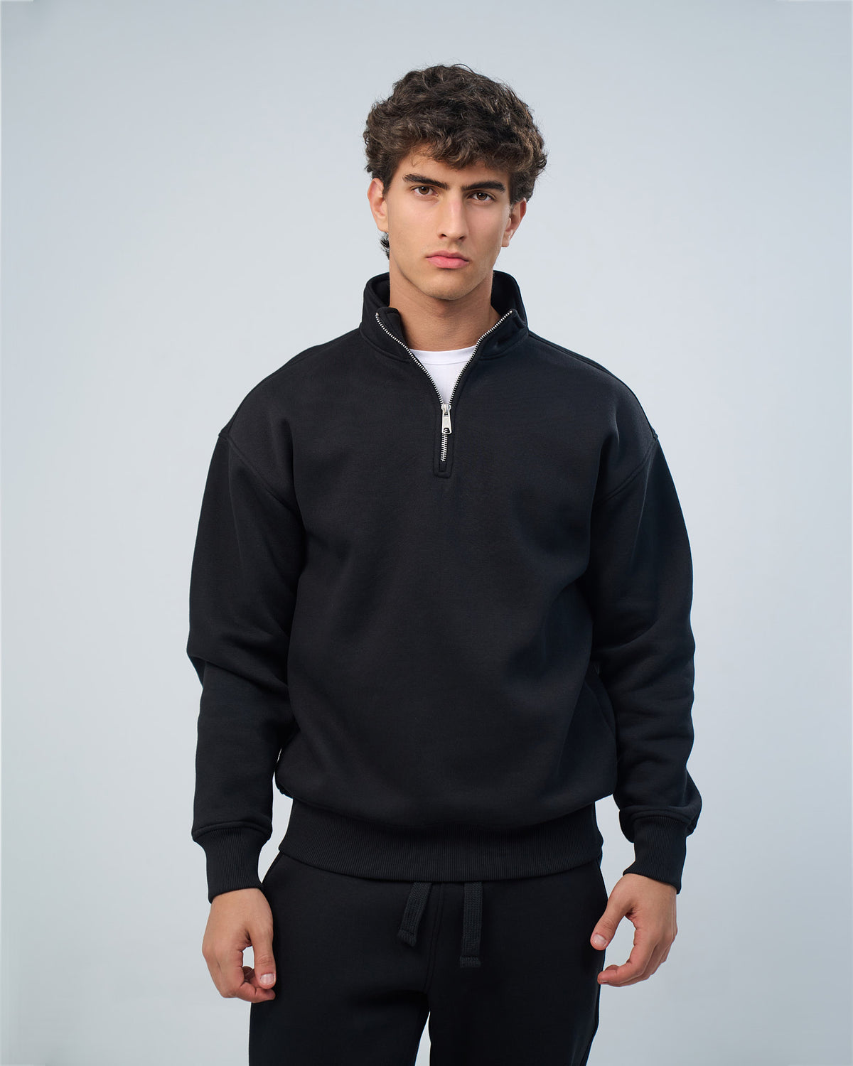 Quarter Zip Heavyweight Sweatshirt