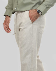 Relaxed Fit Linen Pants