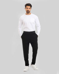 سويت بانت رياضي بقصه مريحه وكمر استك مطبوع