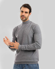 Solid Half Collared Tricot