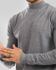 Solid Half Collared Tricot