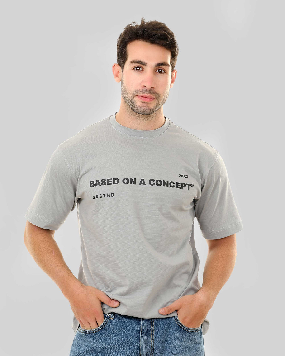 تيشيرت مطبوع اوفر سايز