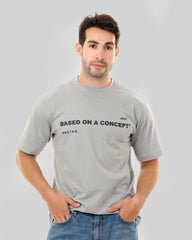 تيشيرت مطبوع اوفر سايز