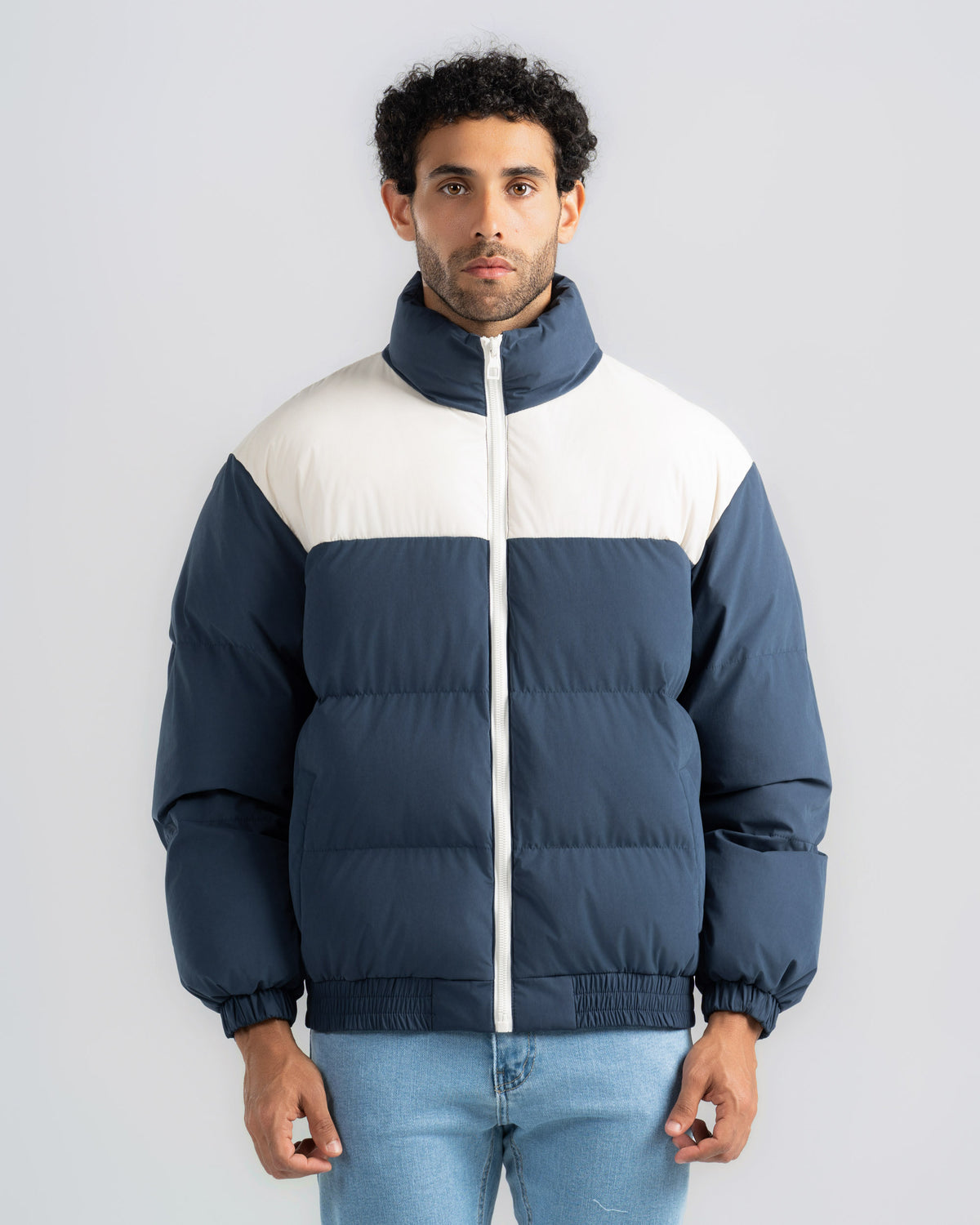 CONTRAST PADDED JACKET