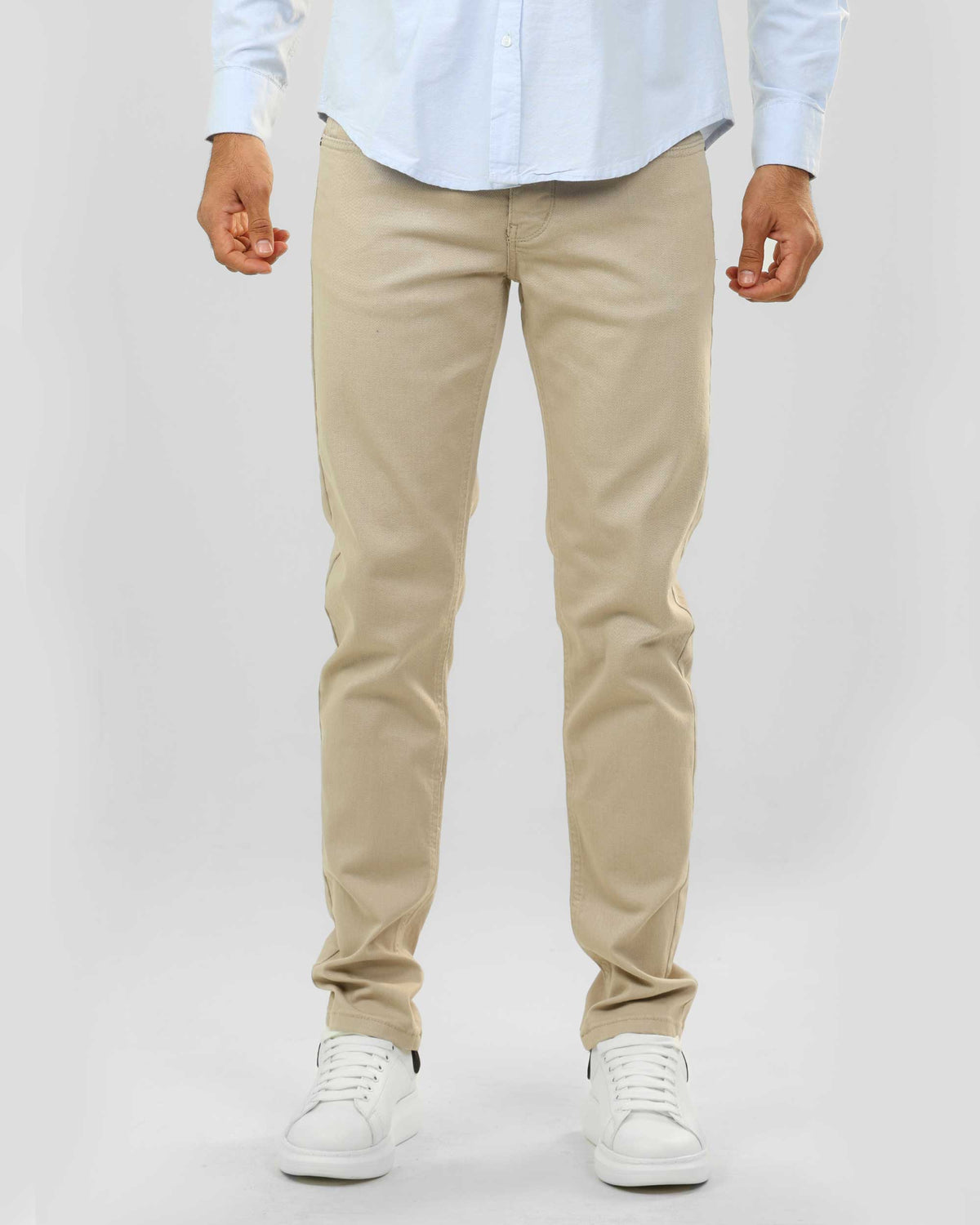 SLIM FIT 5 POCKET TROUSERS