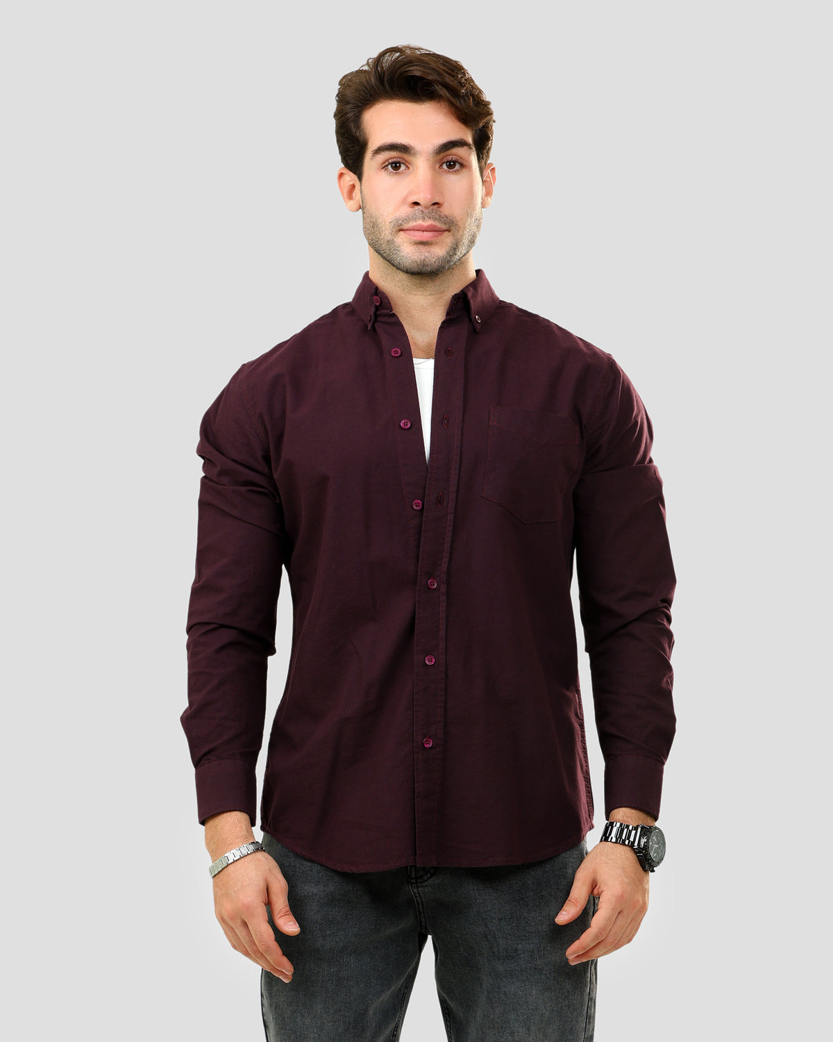 Plus Sized Oxford Shirt