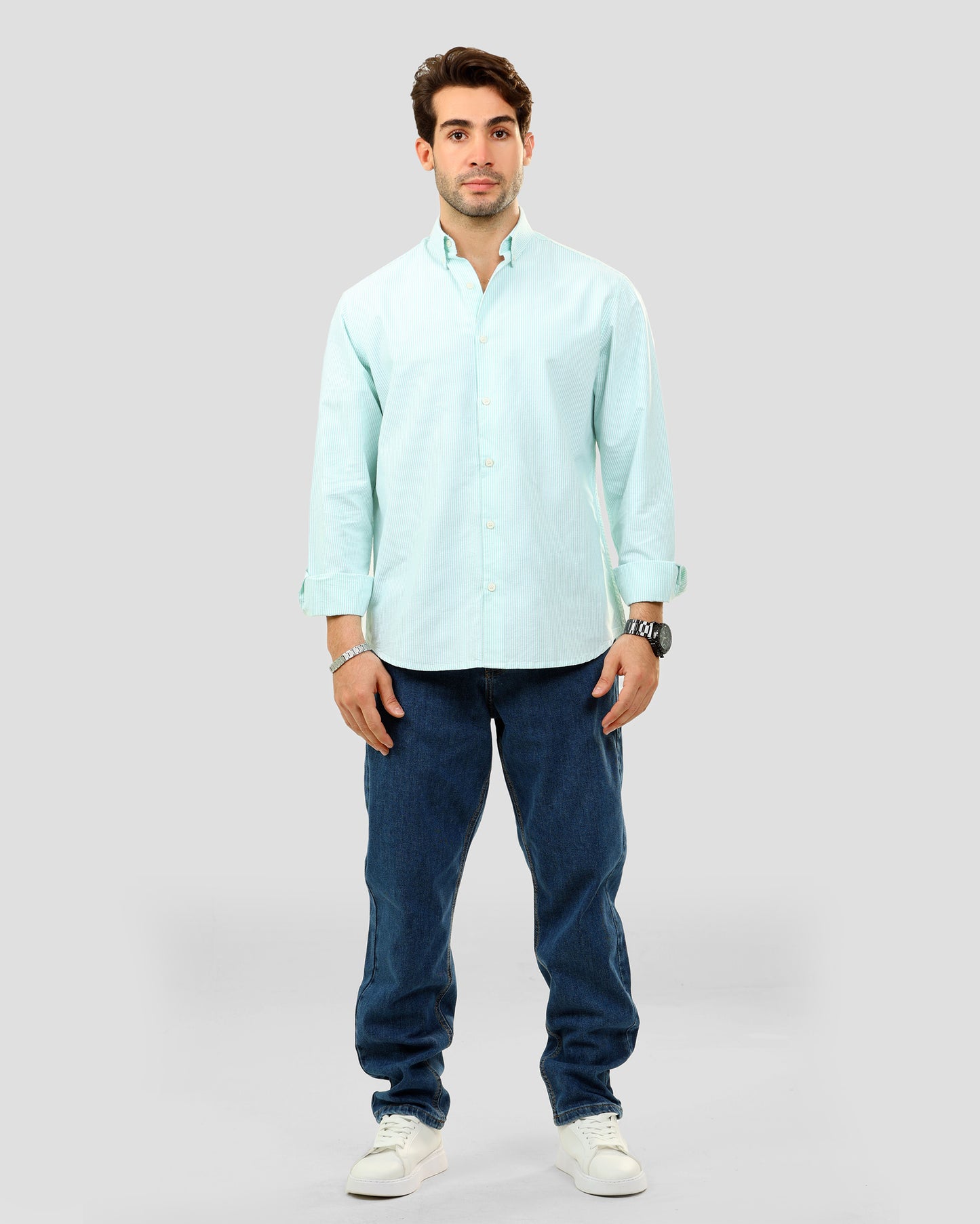 STRIPED OXFORD SHIRT