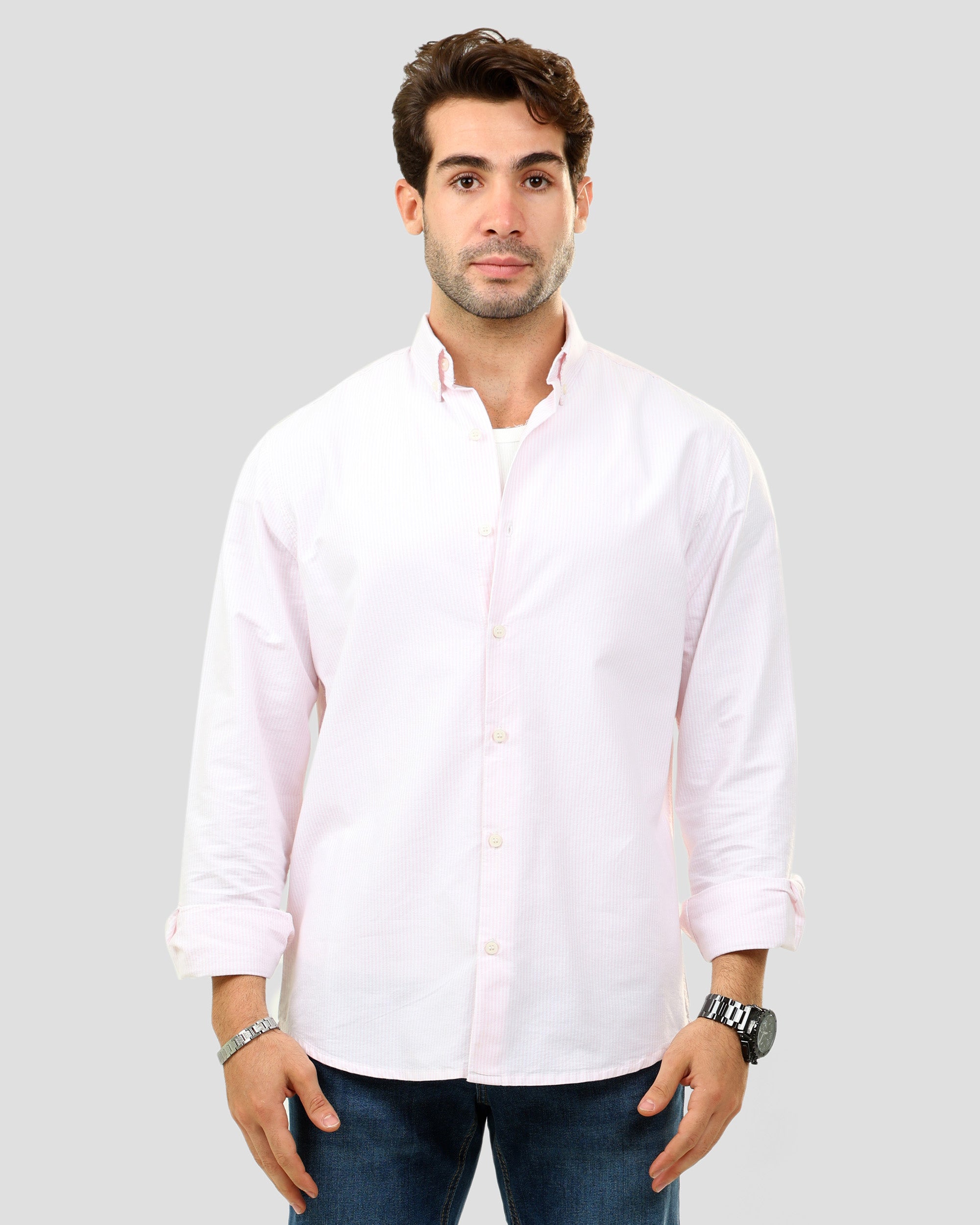 STRIPED OXFORD SHIRT