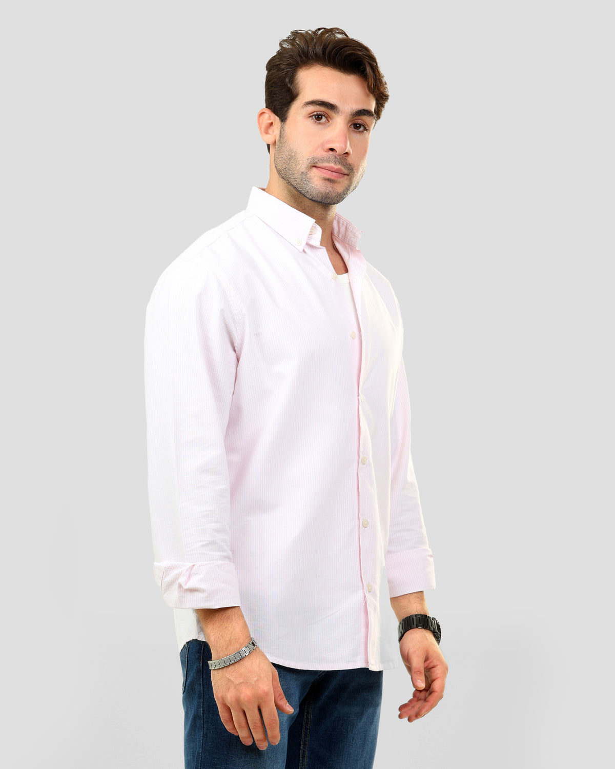 STRIPED OXFORD SHIRT