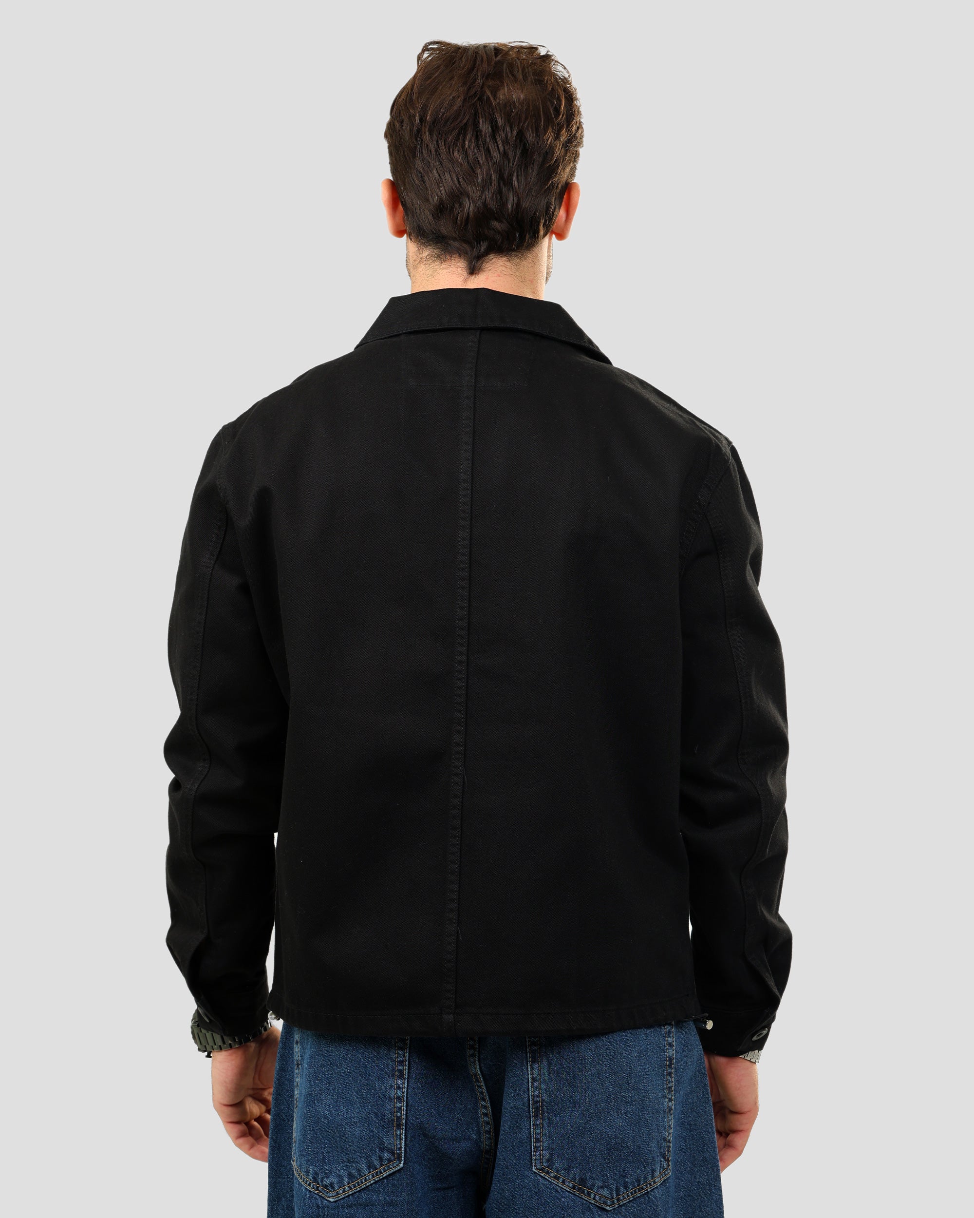 Jacket with Shirt Collar
