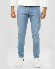 بنطلون جينز بقصه ضيقه