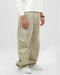 BAGGY FIT TWISTED-SEAM JEANS