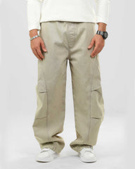 BAGGY FIT TWISTED-SEAM JEANS